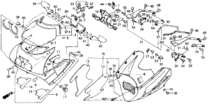 VFR750R Обтекатель