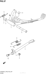 UH200 Подножка