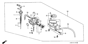 Z50J Carburetor assy