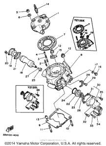 YZ125K Цилиндры