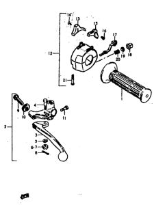 GS400 Lh handle switch