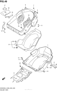 AN400Z (ABS) Кофр для шлема