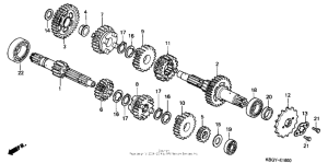 CB250 Трансмиссия
