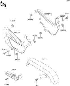EN500 Side cover / chain case