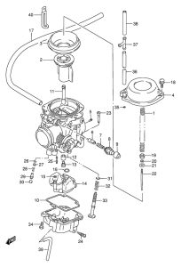DR650 Carburetor assy