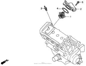 CBR900RR Термостат