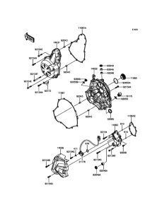ER650 Крышки двигателя