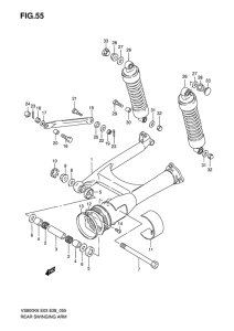 VS800 Маятник задний