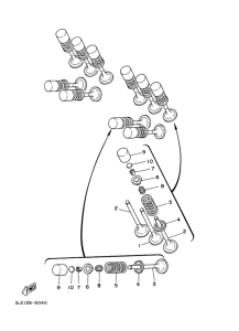 TDM850 Клапана