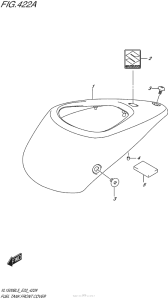 VL1500B Fuel Tank Front Cover