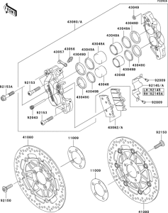 ZX600 Front brake(e12 / e13)