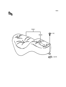 VN400 Сиденье
