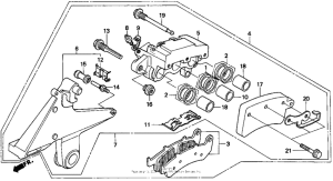  Задний суппорт