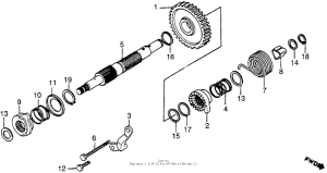 XR500 Кик стартер