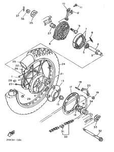XT600Z Переднее колесо