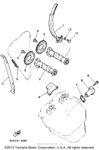 TT350S Camshaft - chain