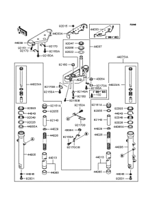 BN125 Передняя вилка