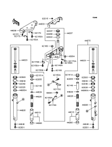 BN125 Передняя вилка