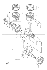 TU125 Вал коленчатый