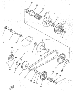 YN50R Сцепление