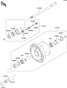  Переднее колесо
