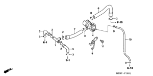 CBF600 (Naked) Воздушный регулирующий клапан