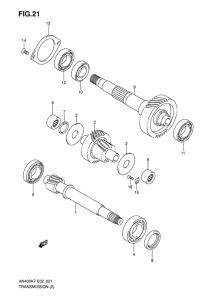 AN400 (ABS) Трансмиссия
