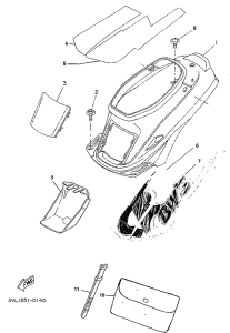 CW50R Боковые обтекатели