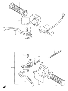 RG50 Рулевой переключатель