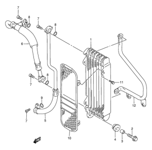 DR800 Масляный радиатор