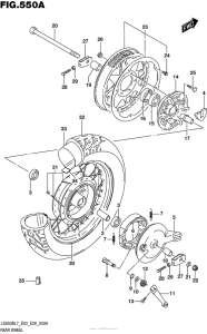 LS650 Переднее колесо