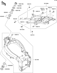 ZX600 Рама