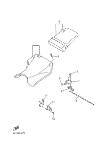 YZF-R1 Сиденье