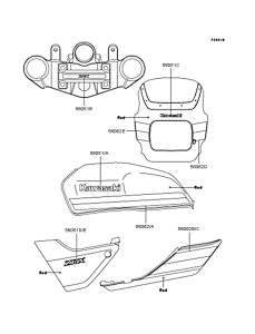 ZR400 Наклейки