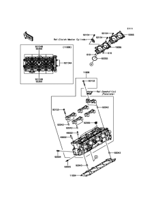 ZX1000 Головка цилиндров