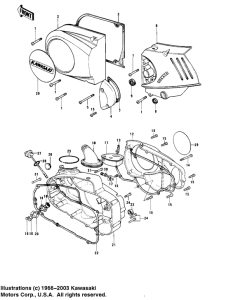 KD175 Крышки двигателя
