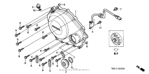  Крышка картера правая