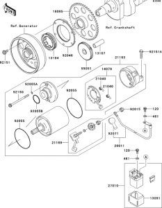 ZR750 Стартер