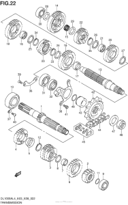 DL1000 (ABS) Трансмиссия