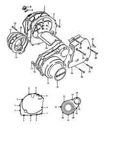 GS1000 Crackcase cover