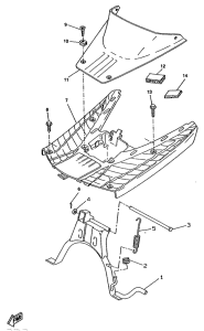 CW50RSX Stand. footrest 2