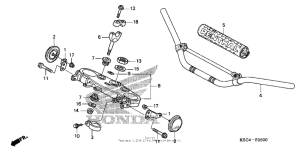  Handlebar + top bridge