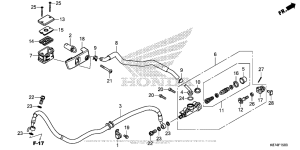 CMX300 Rear Brake Master Cylinder (1)