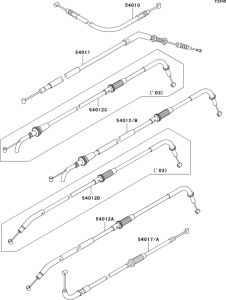 ZR1000 Тросы управления