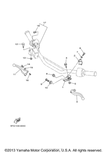 TTR225M Рулевые переключатели
