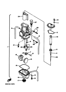 YZ250 Карбюратор