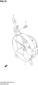 DR-Z400 Радиатор fan