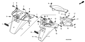 FES150 Заднее крыло