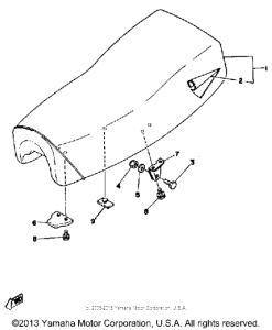 YZ400D Сиденье
