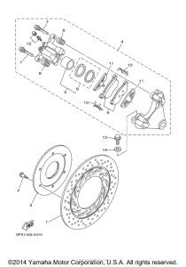 XV17PCMVC Задний суппорт